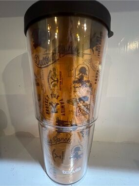 Yellowstone Dutton Ranch tervis Amber Graphic Tumbler with Lid New